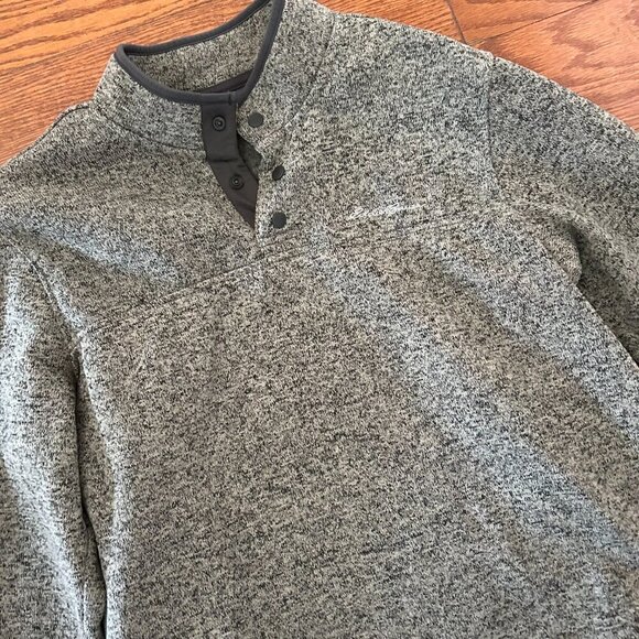 Eddie Bauer Men's Radiator Fleece Snap-Front Pullover Sweatshirt Size XL Outdoor - Picture 9 of 13